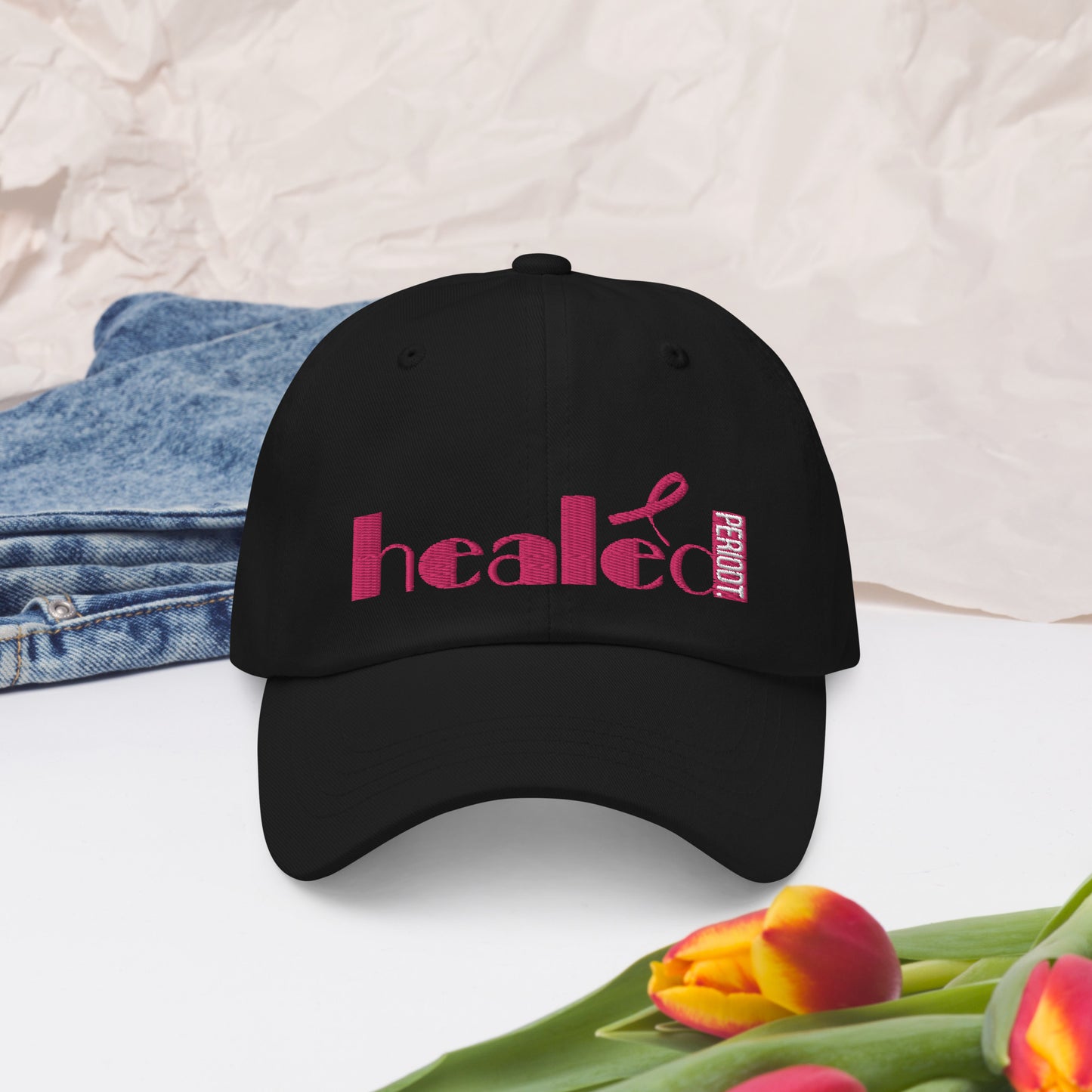 HEALED Breast Cancer Hat #4 - Healed/Periodt Collections