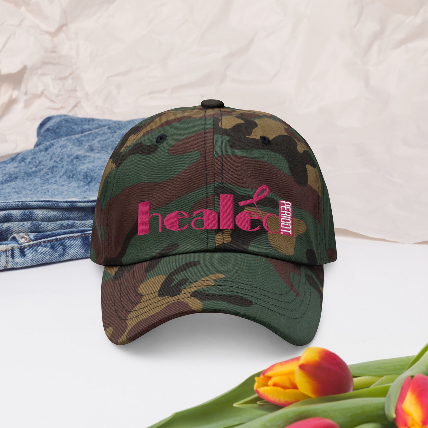 HEALED Breast Cancer Hat #4 - Healed/Periodt Collections