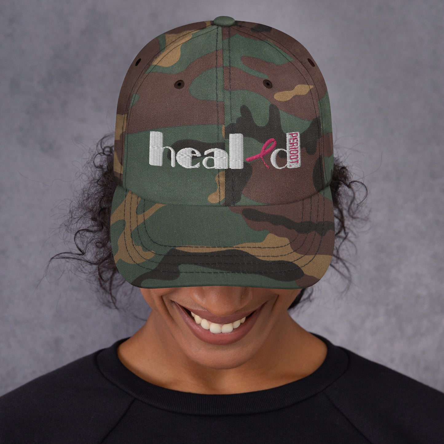 HEALED Breast Cancer hat #5 - Healed/Periodt Collection