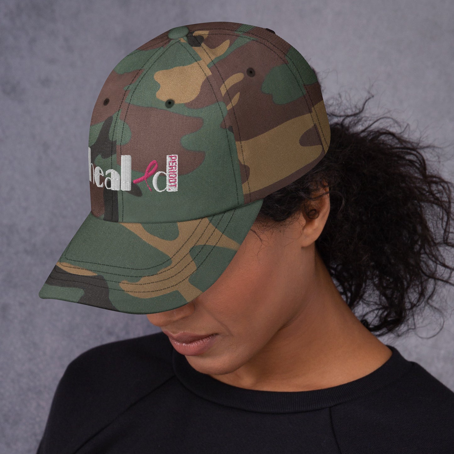 HEALED Breast Cancer hat #5 - Healed/Periodt Collection