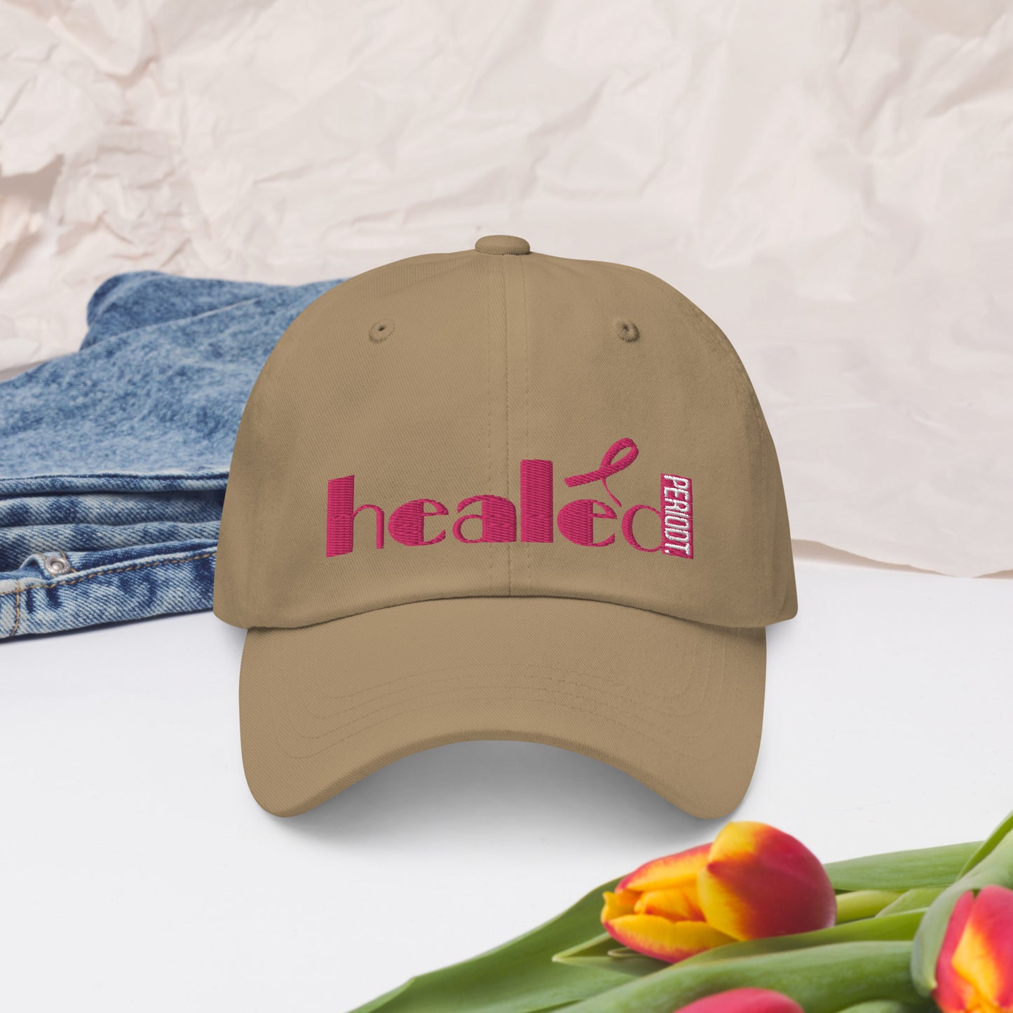 HEALED Breast Cancer Hat #4 - Healed/Periodt Collections