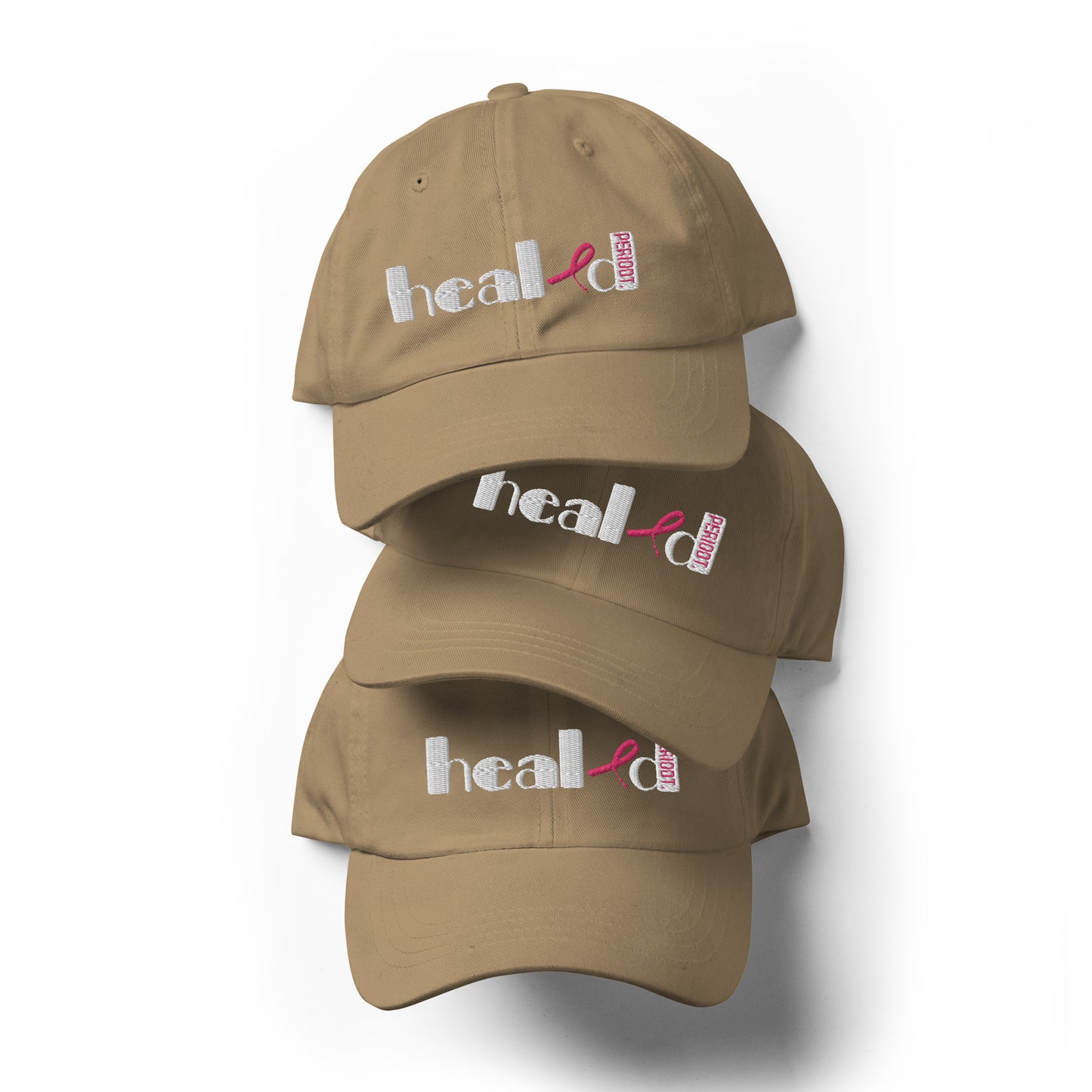 HEALED Breast Cancer hat #3a - Healed/Periodt Collections