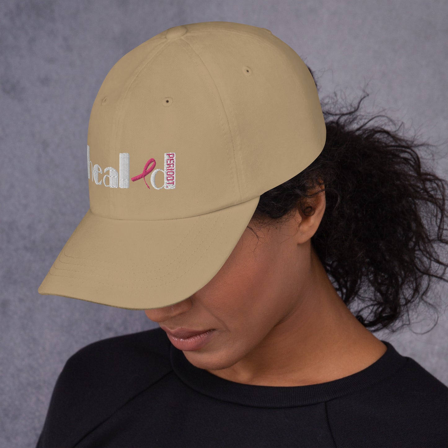 HEALED Breast Cancer hat #5 - Healed/Periodt Collection