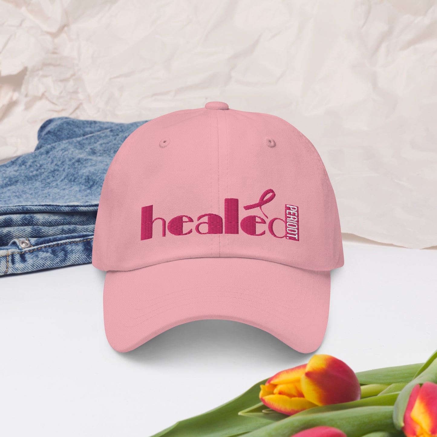 HEALED Breast Cancer Hat #4 - Healed/Periodt Collections