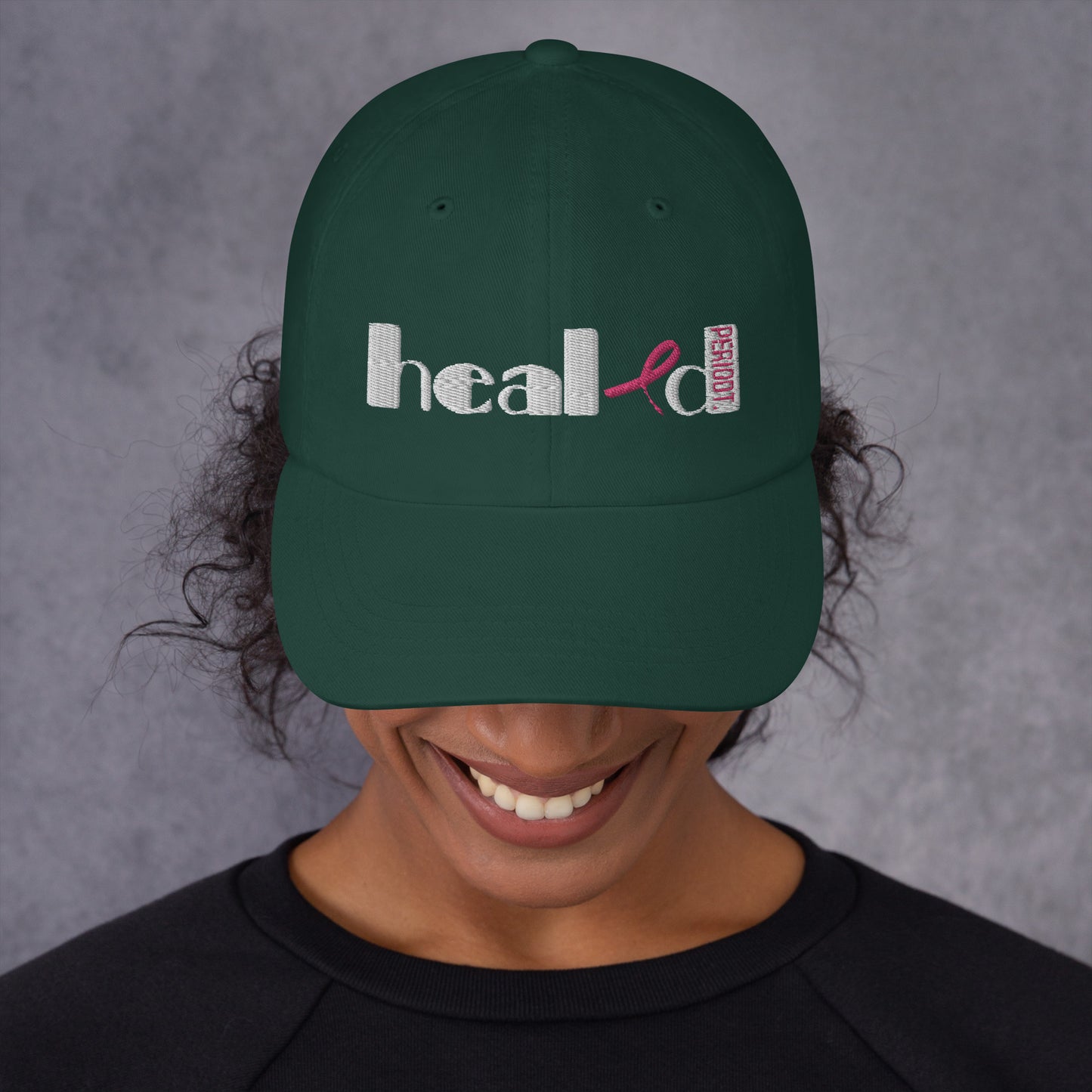 HEALED Breast Cancer hat #5 - Healed/Periodt Collection