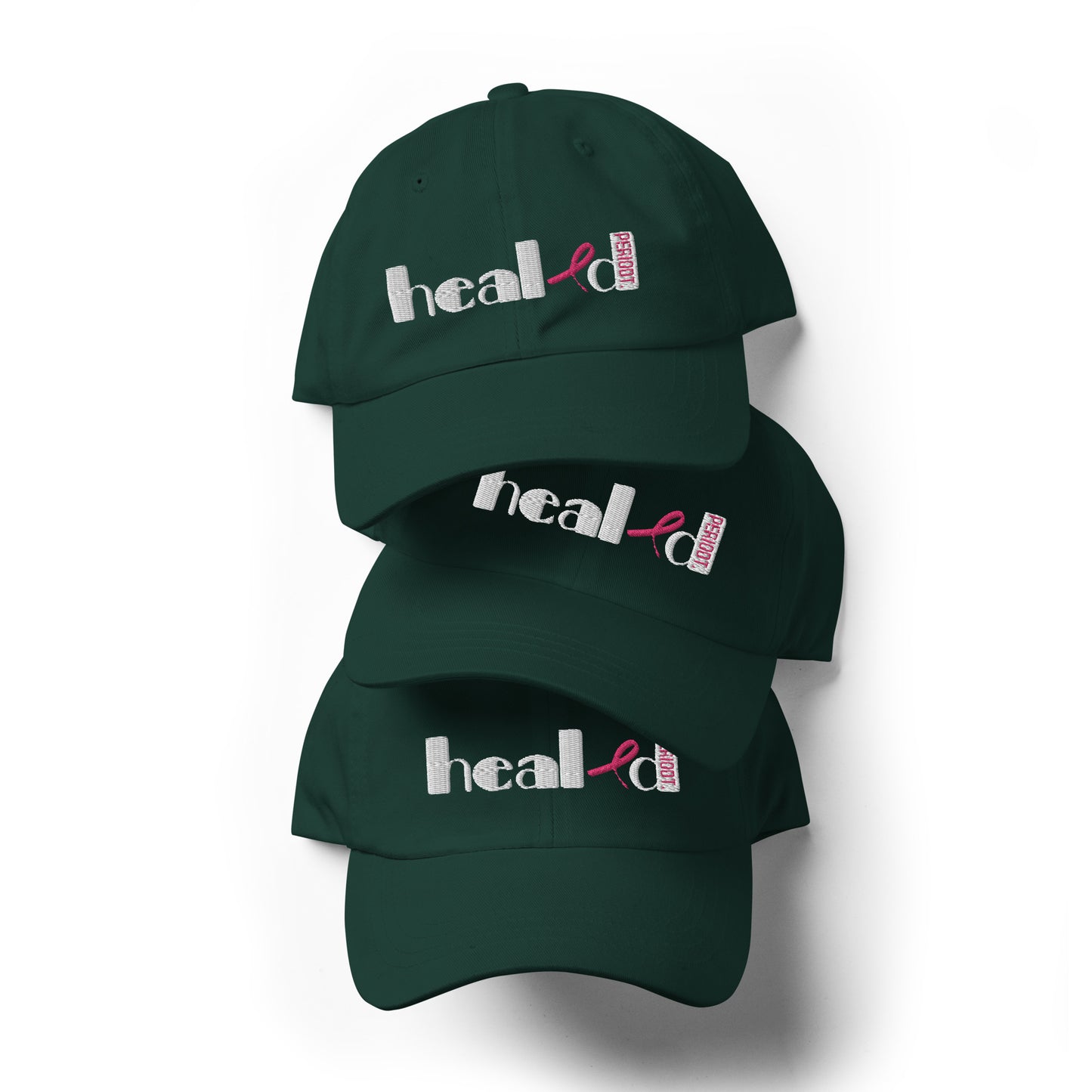 HEALED Breast Cancer hat #3a - Healed/Periodt Collections