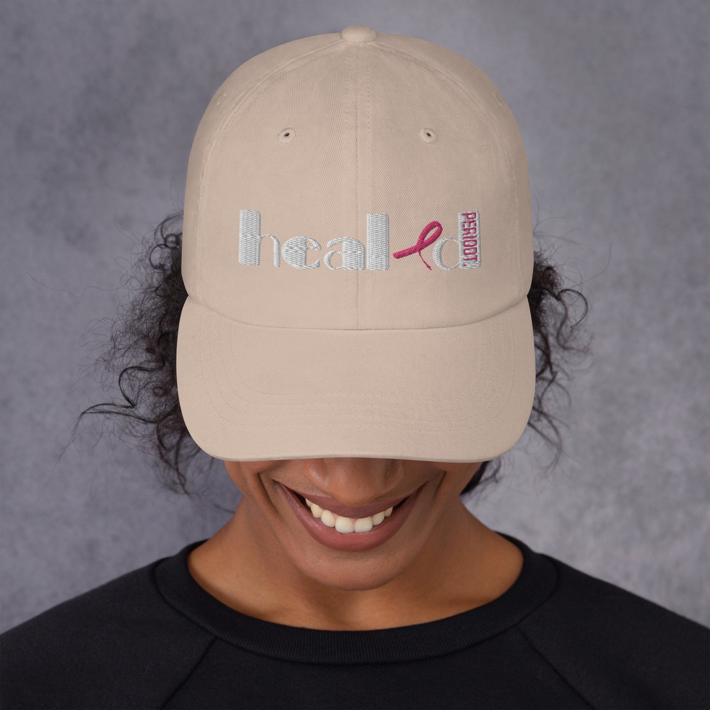 HEALED Breast Cancer hat #5 - Healed/Periodt Collection