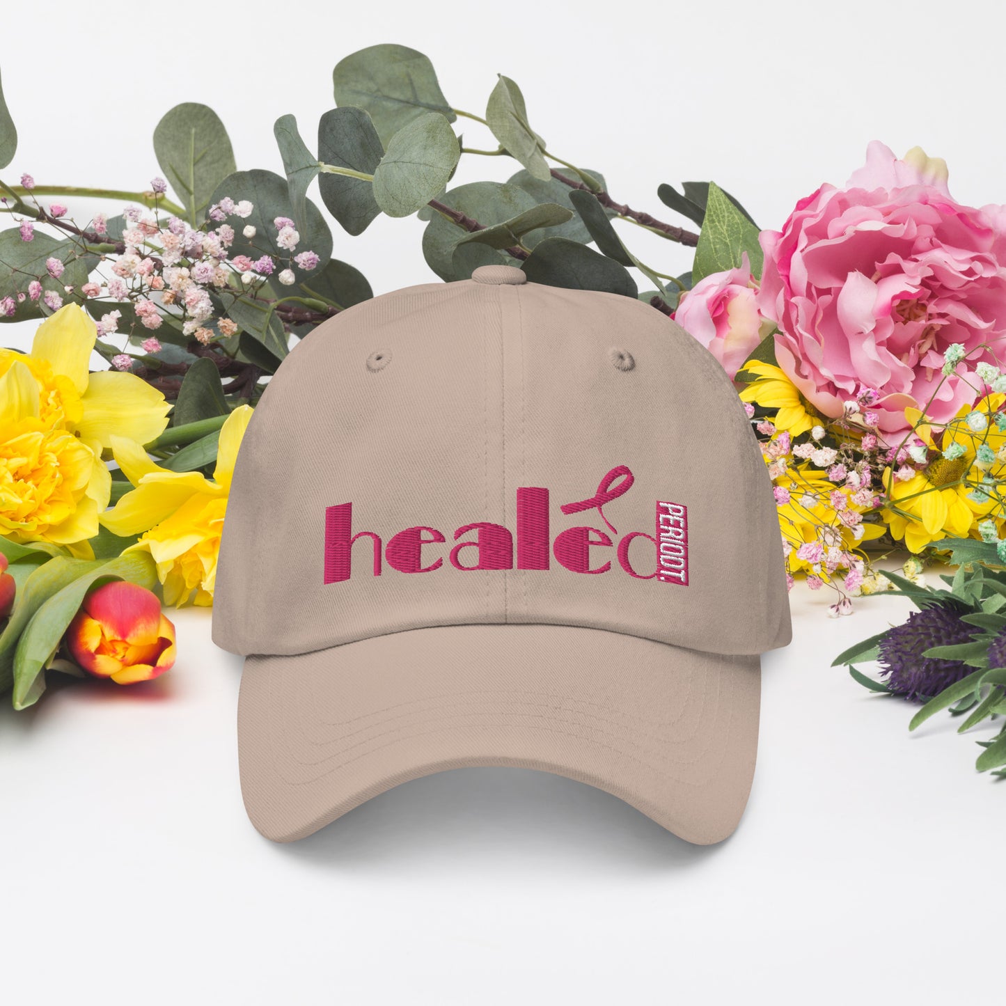 HEALED Breast Cancer Hat #4 - Healed/Periodt Collections