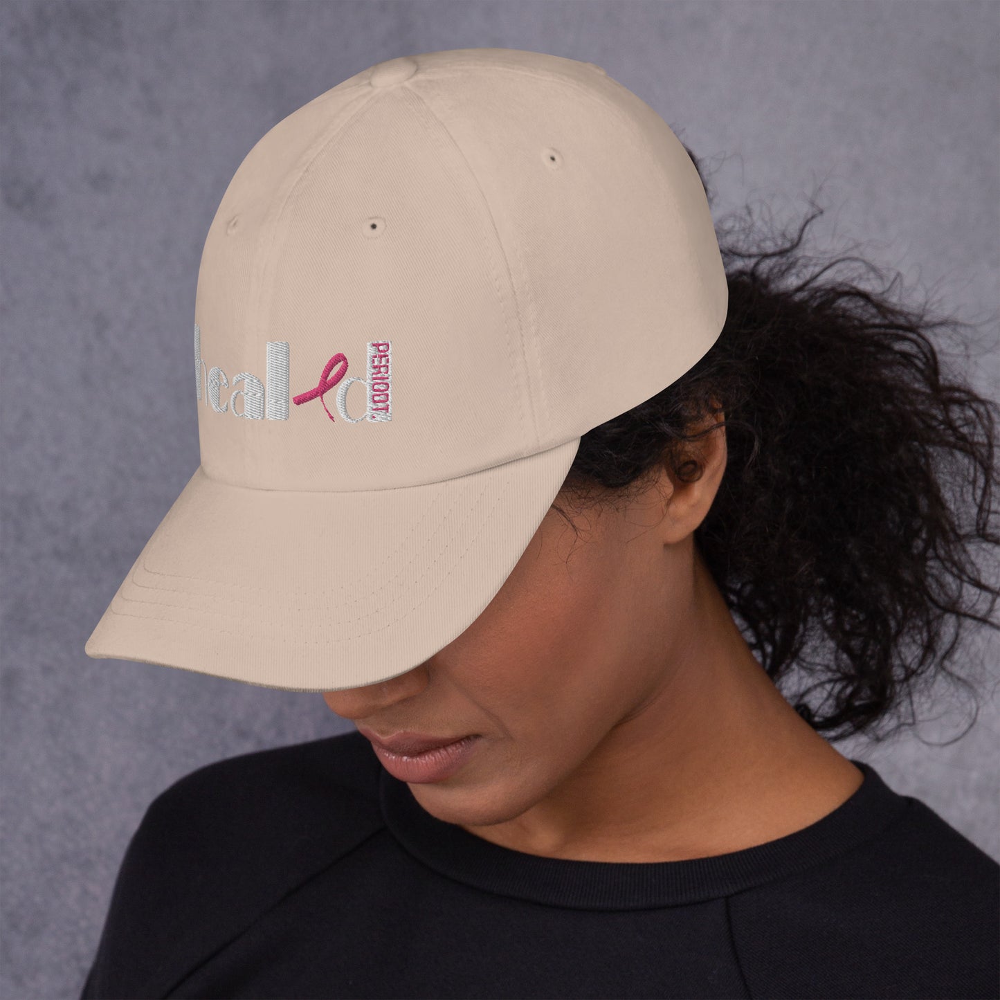 HEALED Breast Cancer hat #5 - Healed/Periodt Collection