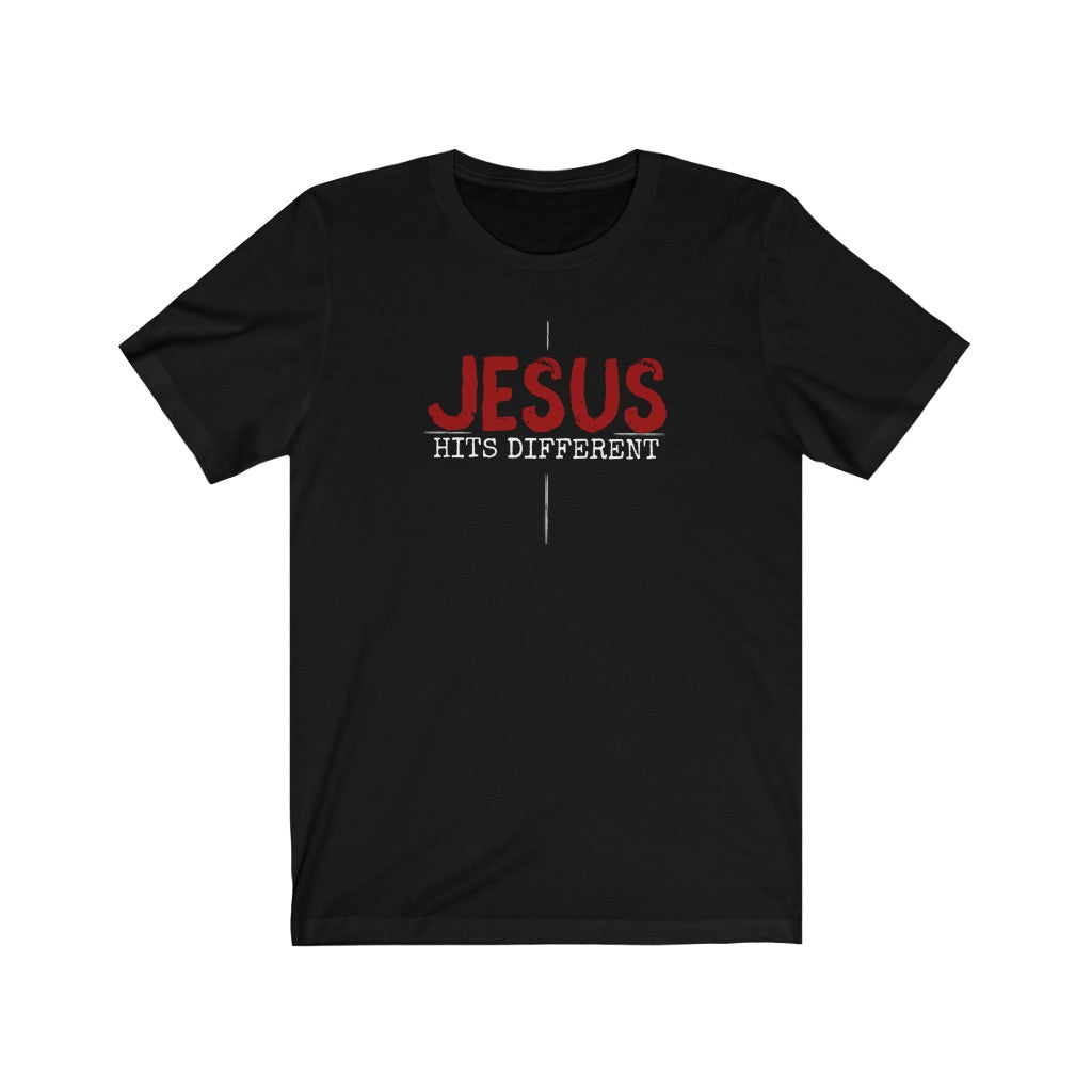 JESUS HITS DIFFERENT shirt- Hits Different Collection