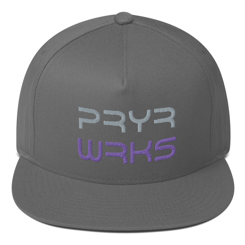 PRYR WRKS Hat - grey/purple